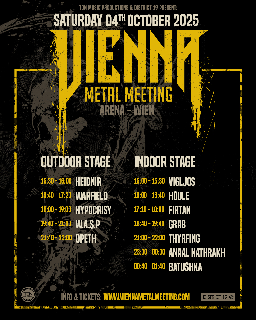 vmm 2025 running order