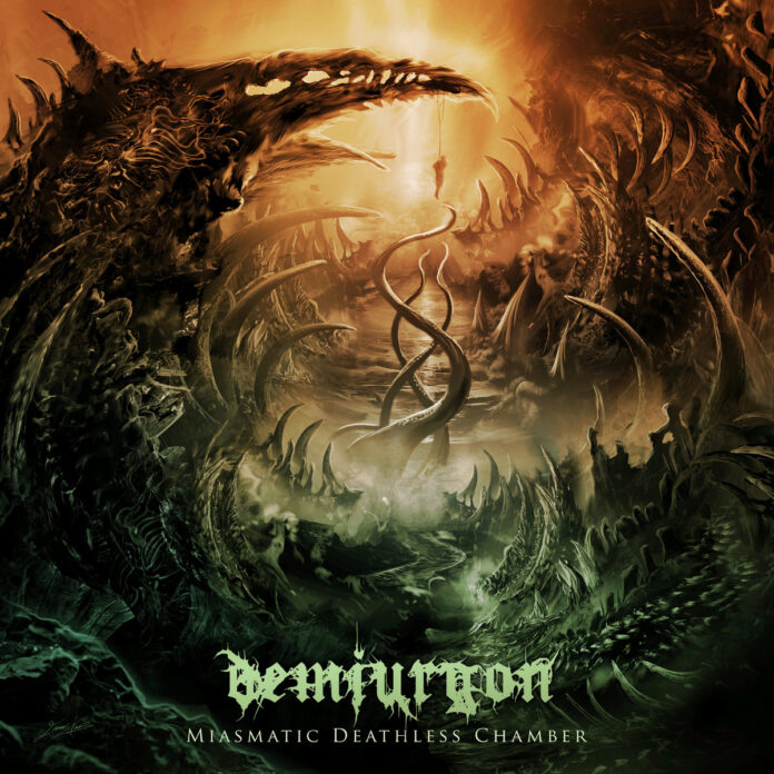 cover artwork DEMIURGON Miasmatic Deathless Chamber