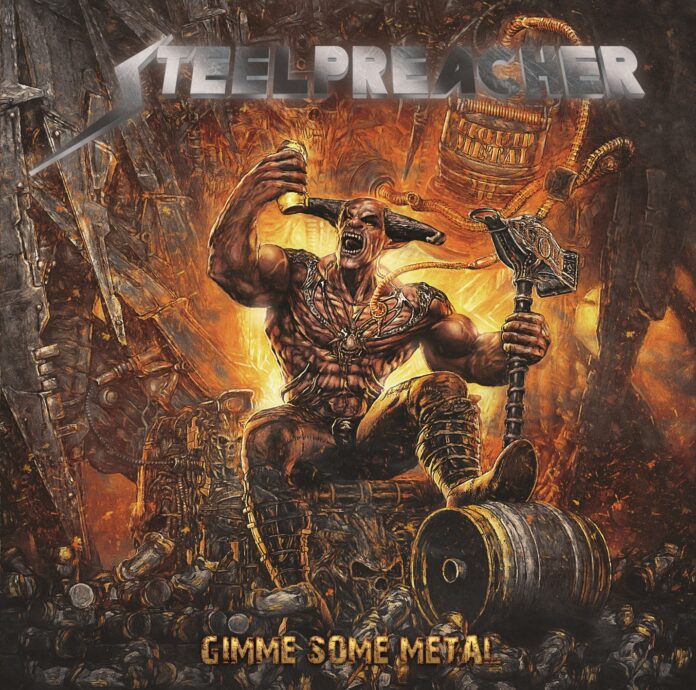 Steelpreacher – Gimme Some Metal - Artwork