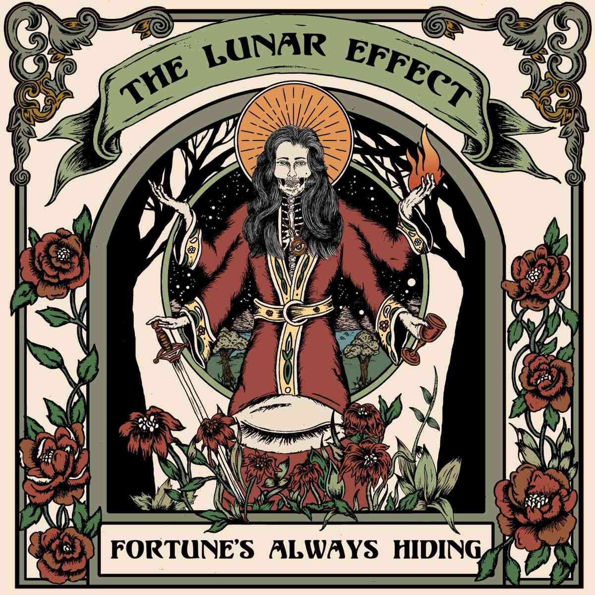 The Lunar Effect fortunes always hiding artwork The Lunar Effect fortunes always hiding album cover