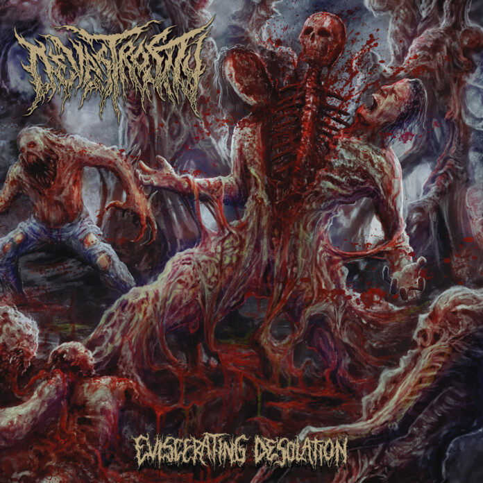 cover artwork DEVASTROSITY Eviscerating Desolation