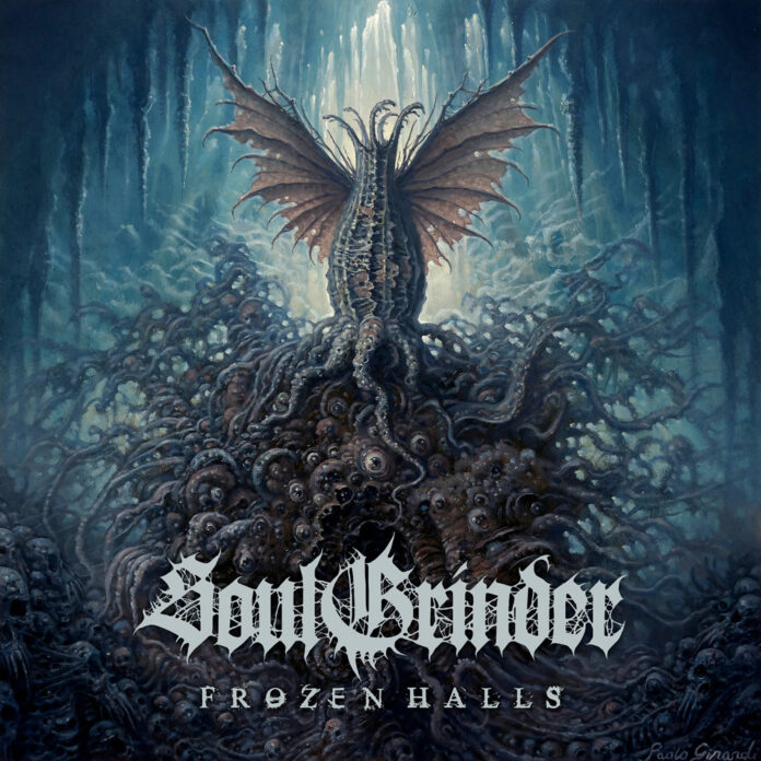 cover artwork SOUL GRINDER Frozen Halls