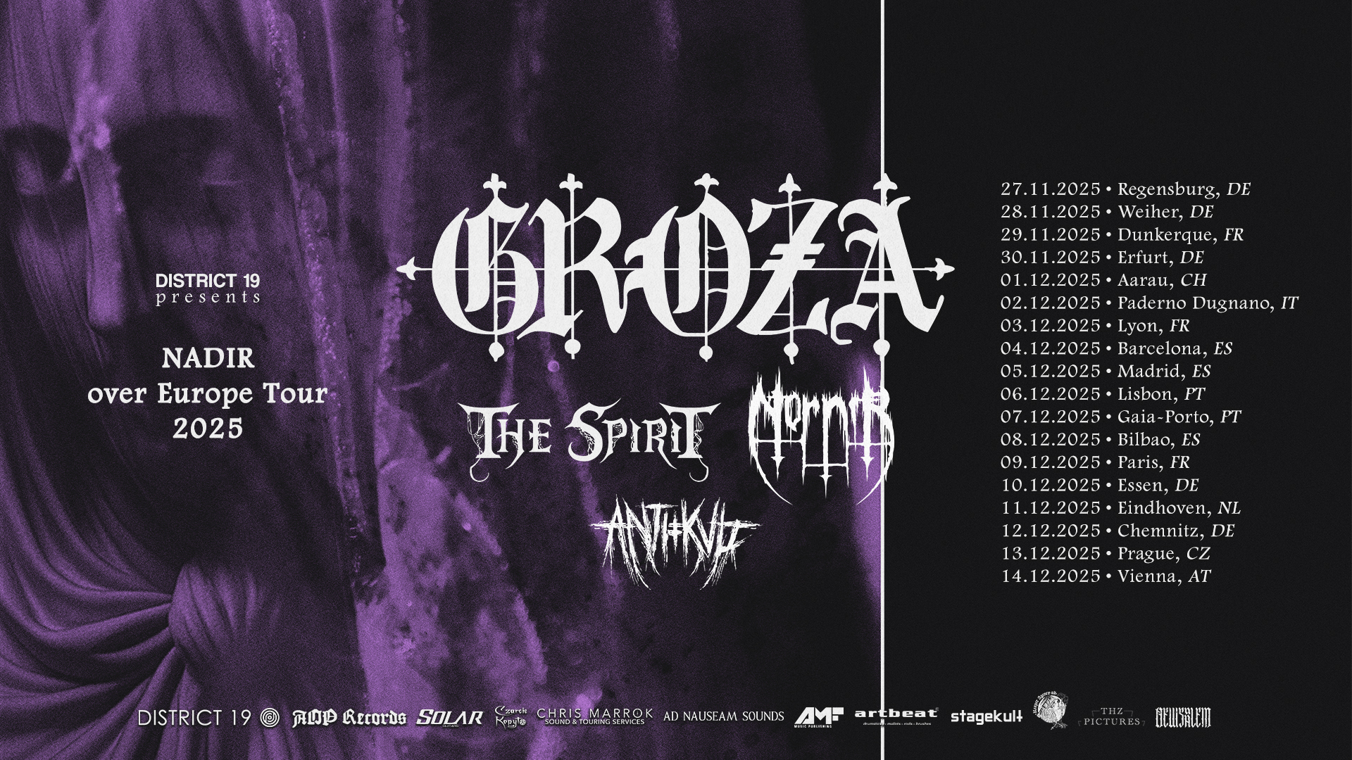 Groza Tour Poster L Groza Tour Poster L