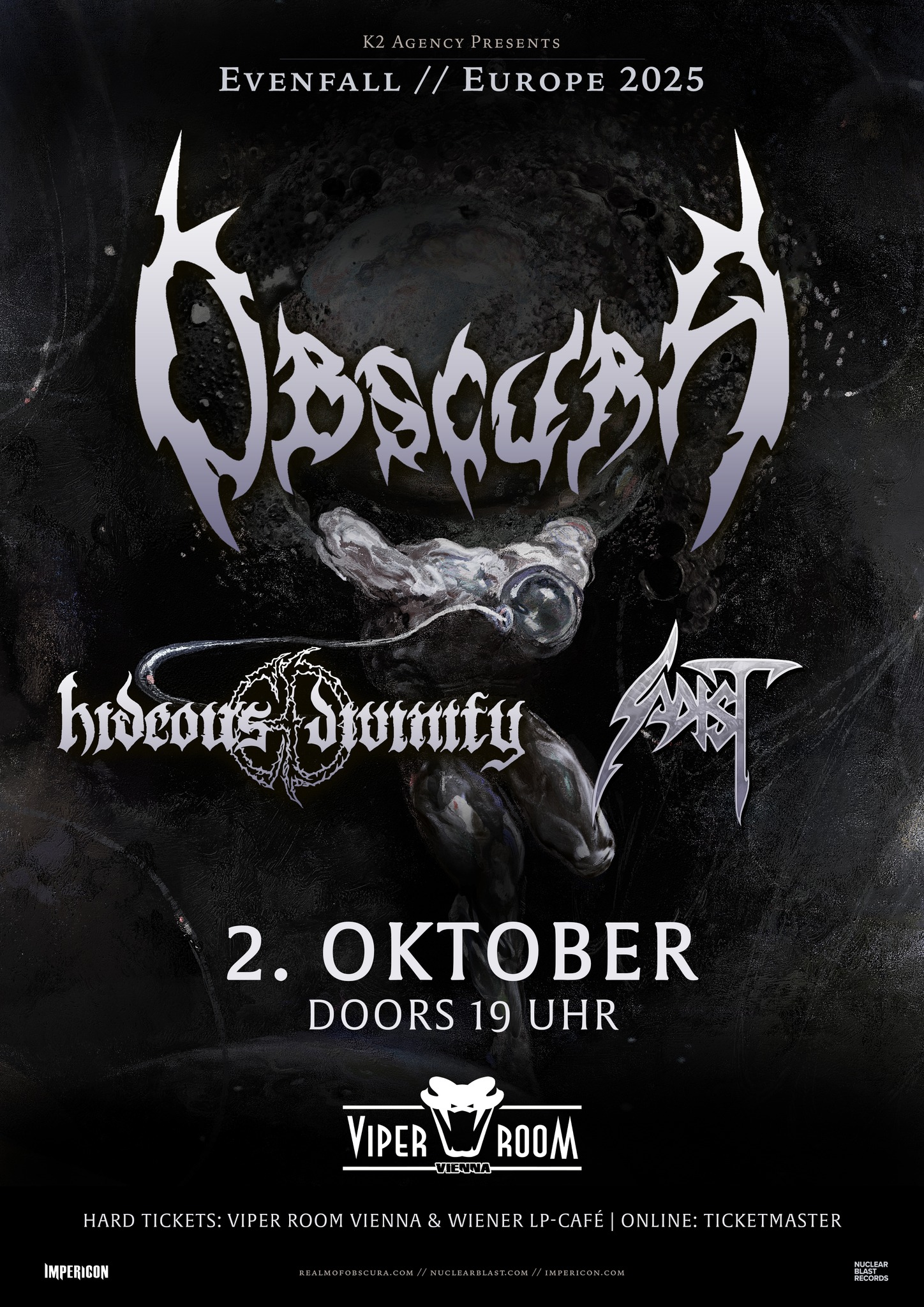 Obscura Tour Poster