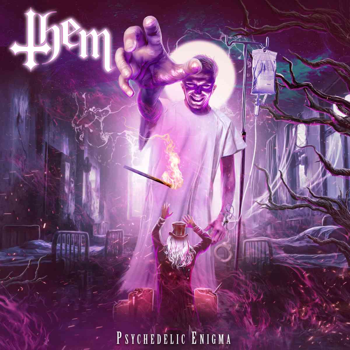 THEM Psychedelic Enigma artwork THEM Psychedelic Enigma album cover