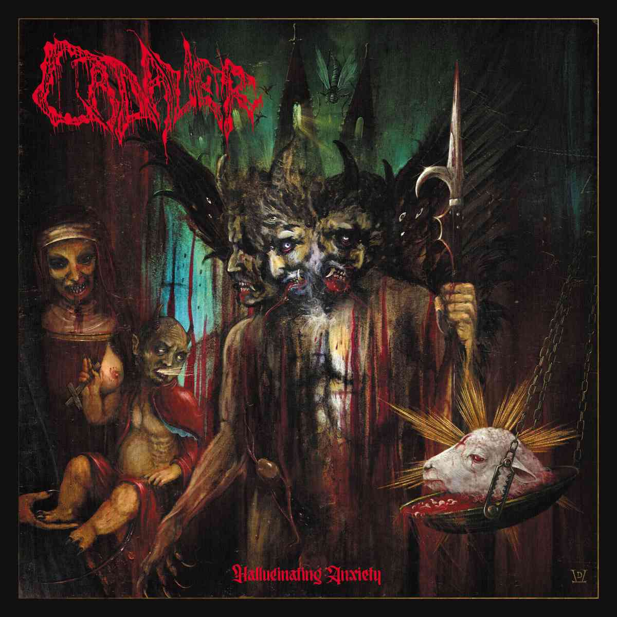 cadaver - Hallucinating Anxiety - artwork cadaver - Hallucinating Anxiety - album cover