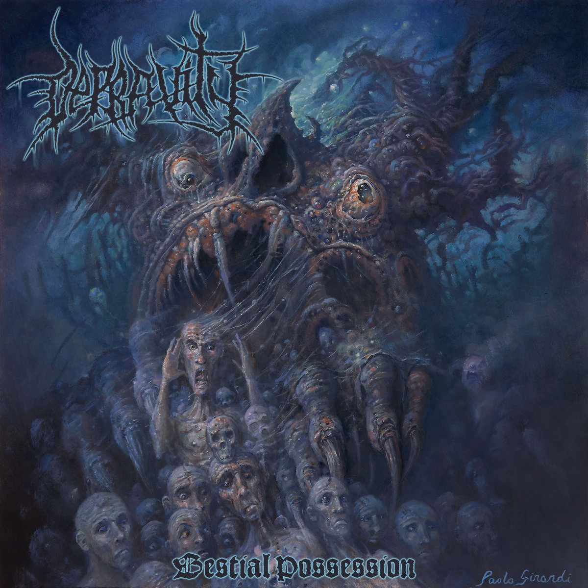 DEPRAVITY Bestial Possession cover artwork DEPRAVITY Bestial Possession