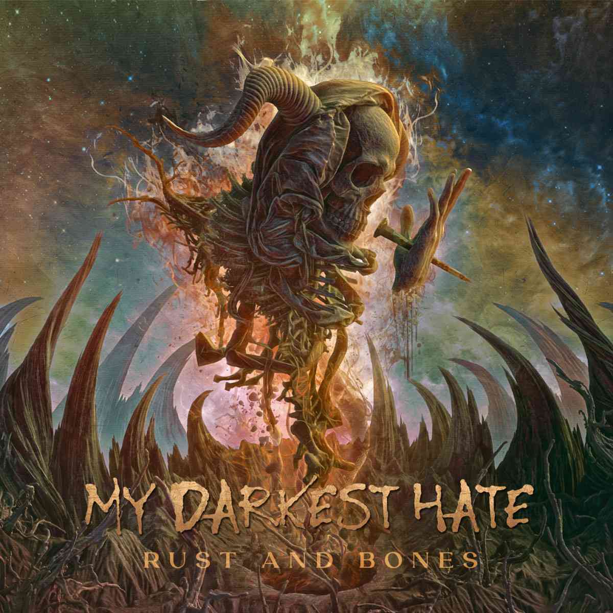MY DARKEST HATE - Rust and Bones - artwork MY DARKEST HATE - Rust and Bones - album cover