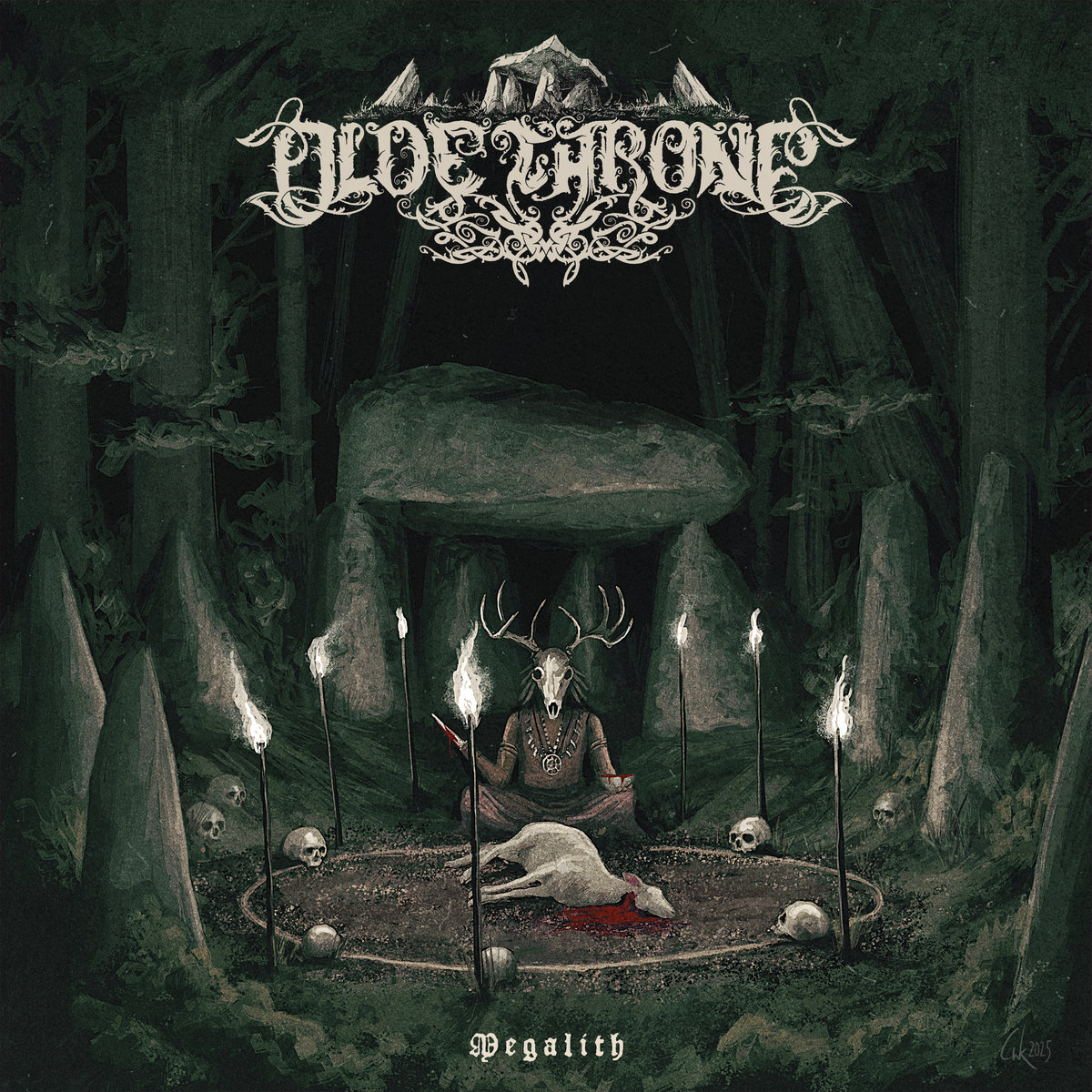 OLDE THRONE Megalith cover artwork OLDE THRONE Megalith