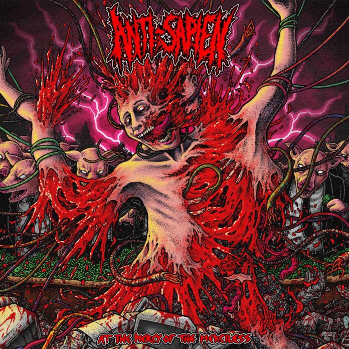cover artwork ANTI-SAPIEN At The Mercy Of The Merciless