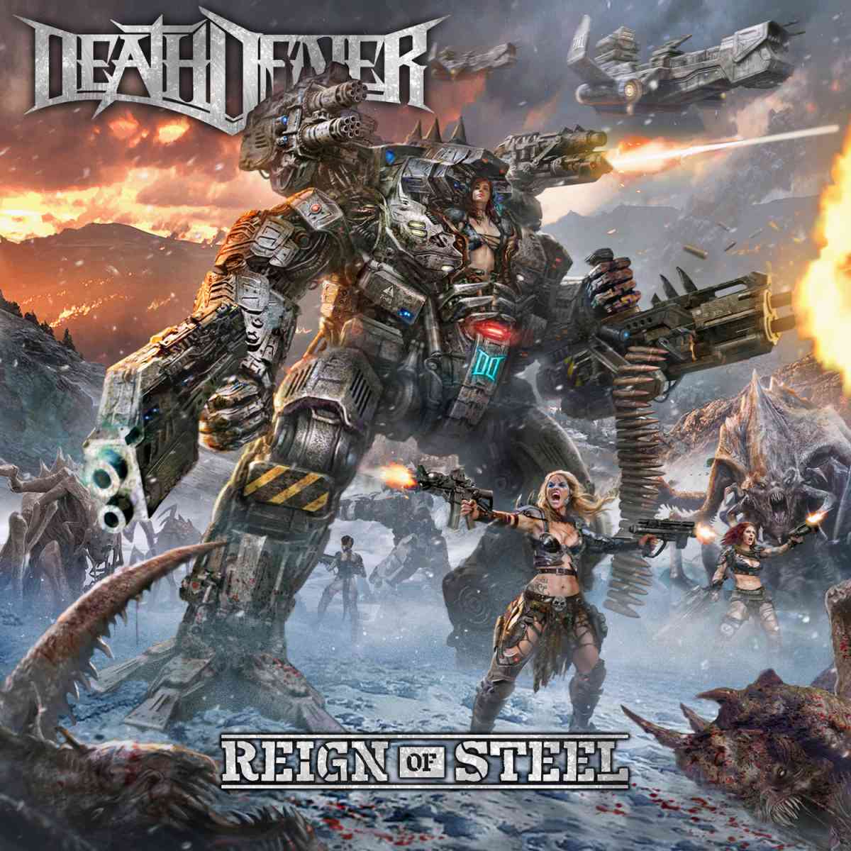 DEATH DEALER - Reign Of Steel - album artwork DEATH DEALER - Reign Of Steel - cover artwork