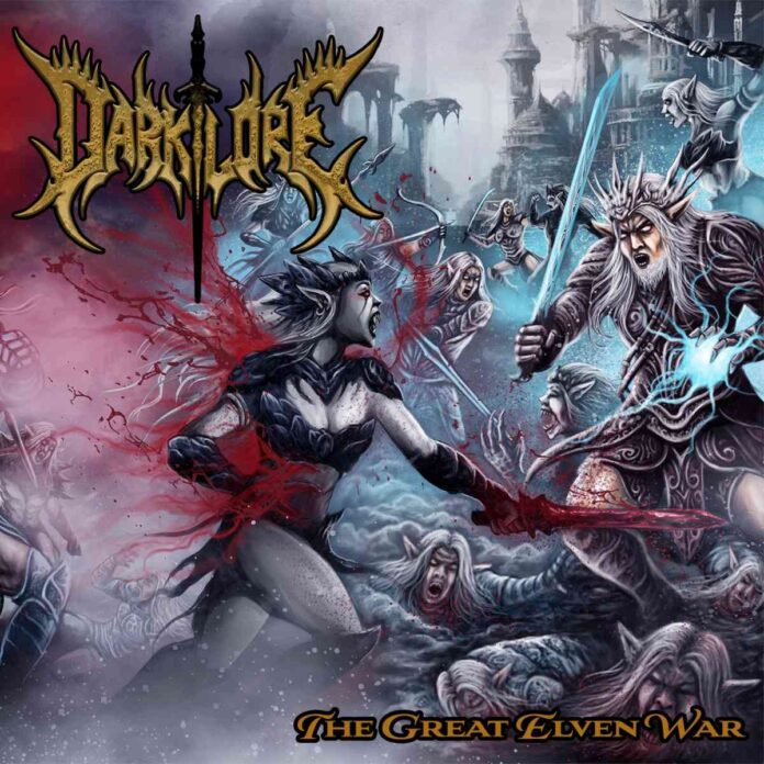 album cover DARKLORE - The Great Elven War