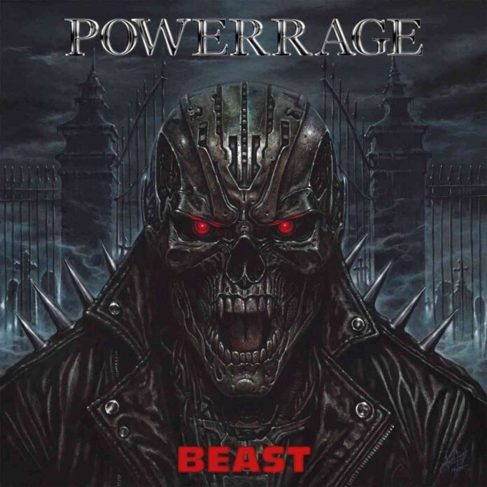 powerrage - beast - album cover