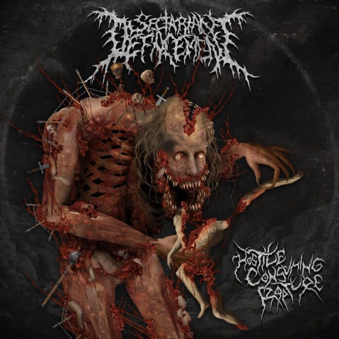 SECTARIAN DEFACEMENT Hostile Consuming Rapture cover artwork SECTARIAN DEFACEMENT Hostile Consuming Rapture