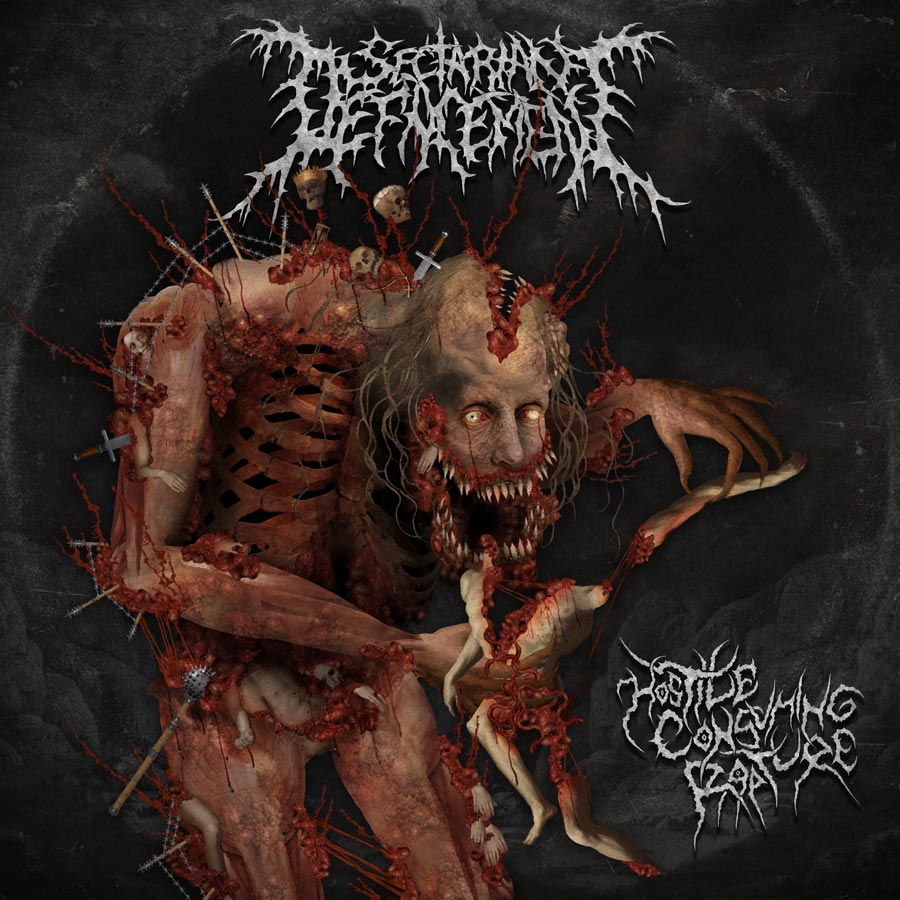 SECTARIAN DEFACEMENT Hostile Consuming Rapture cover artwork SECTARIAN DEFACEMENT Hostile Consuming Rapture