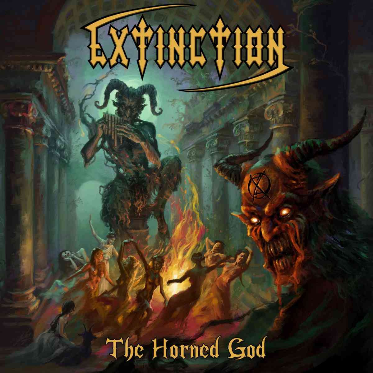 EXTINCTION - The Horned God - artwork EXTINCTION - The Horned God - album cover