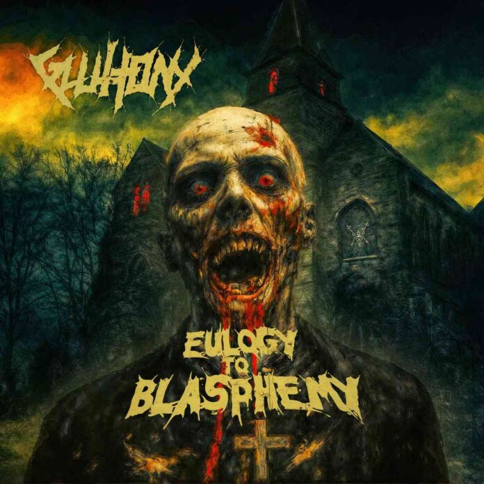 GLUTTONY – Eulogy To Blasphemy - album cover
