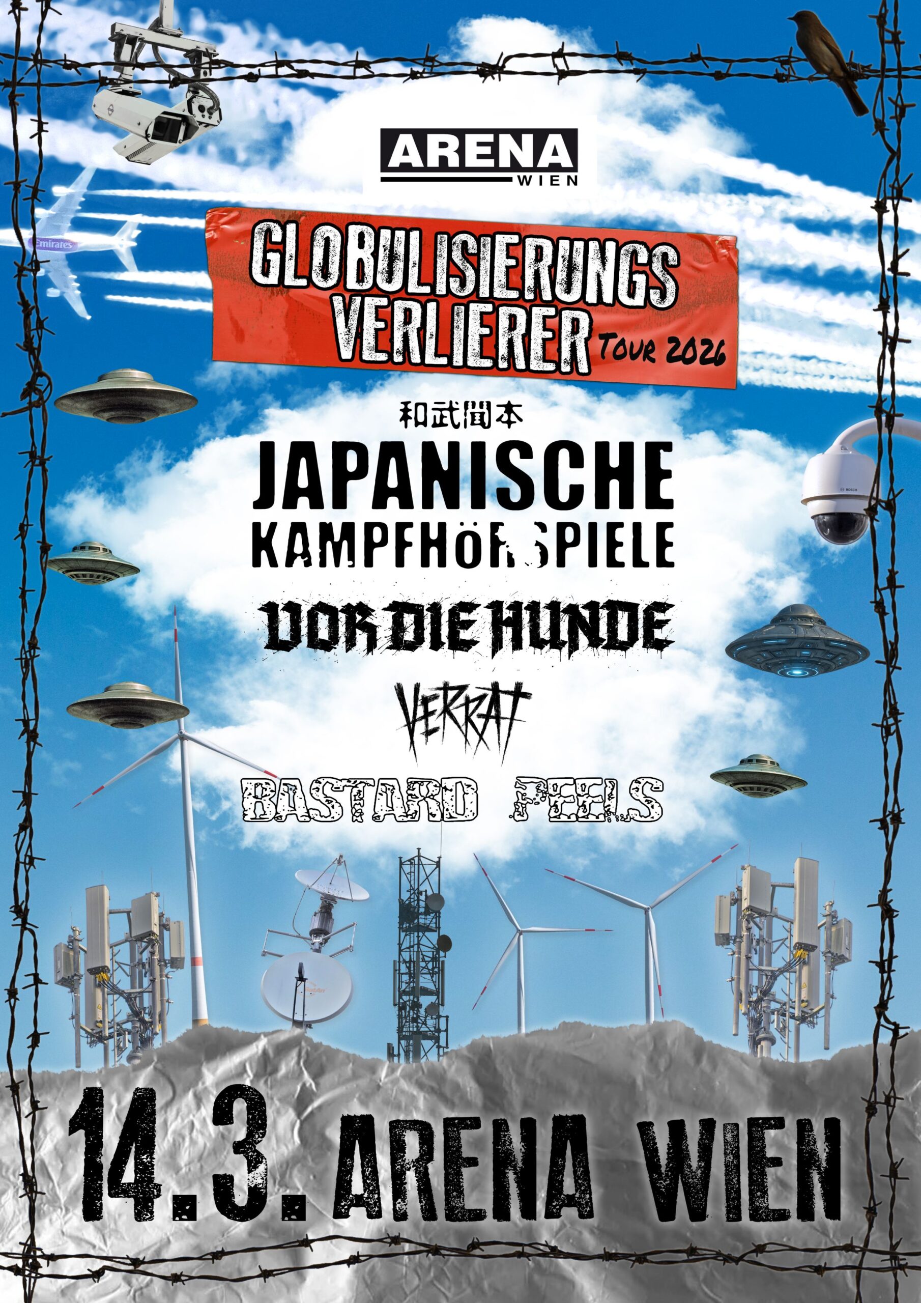 Japanische Kampfhörspiele Tour Poster