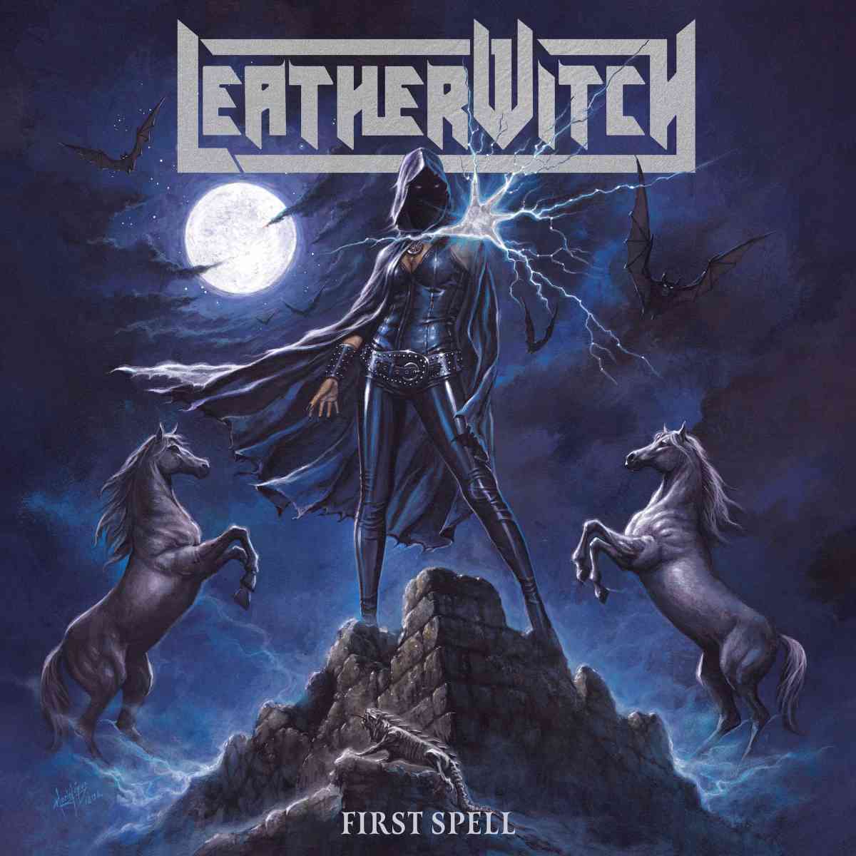 LEATHERWITCH - First Spell - artwork LEATHERWITCH - First Spell - album cover