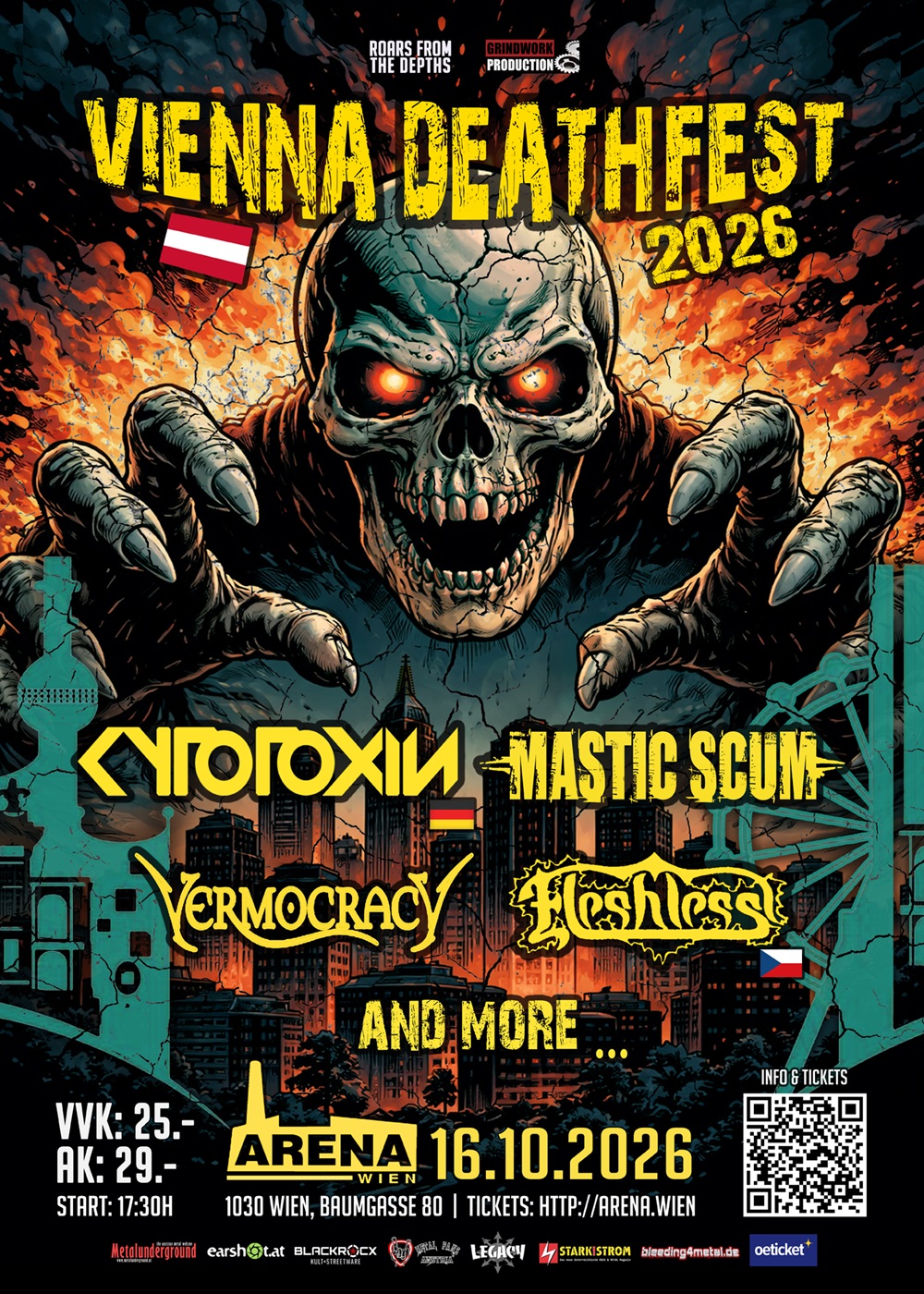 Vienna Deathfest 2026-16-10 - Flyer