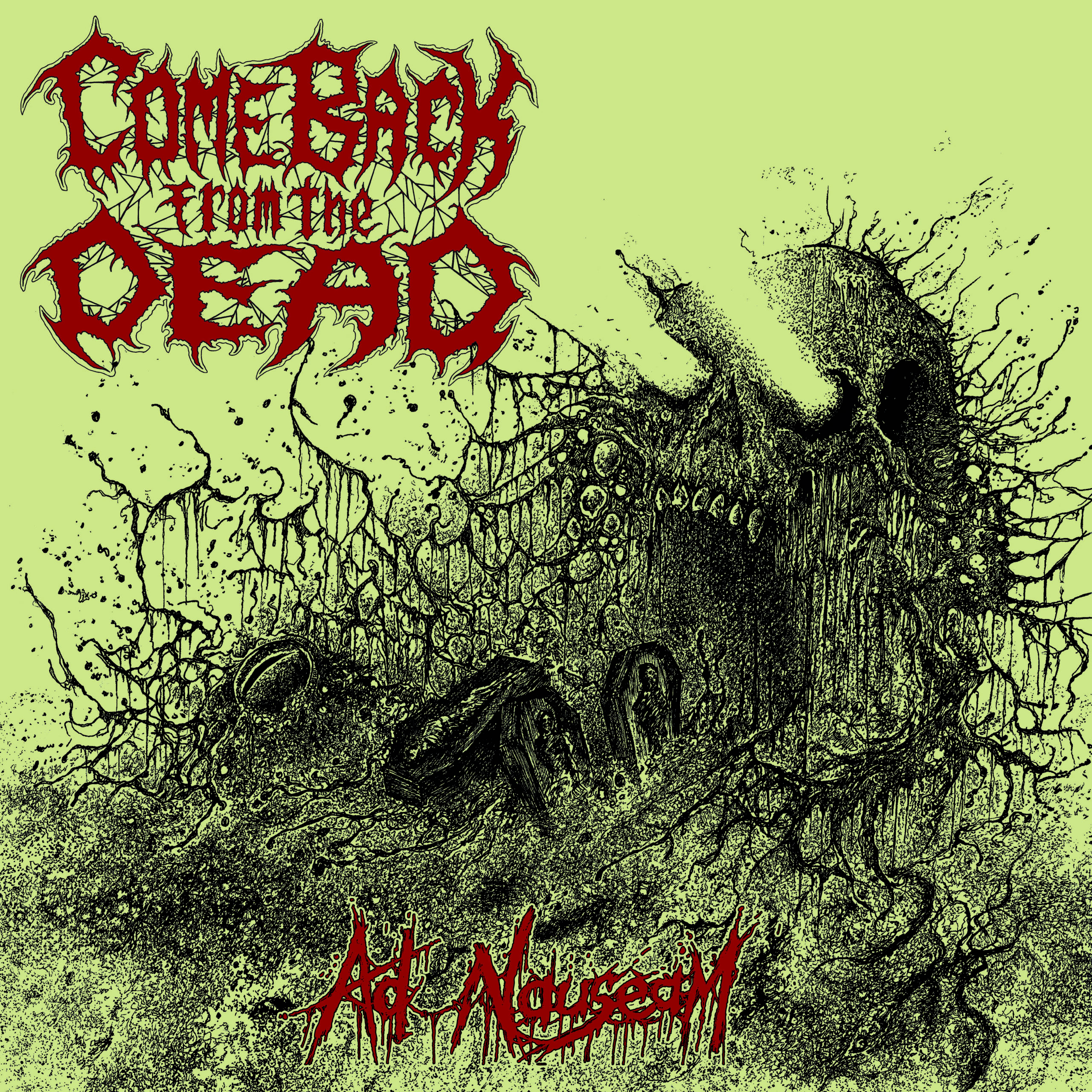 cover artwork COME BACK FROM THE DEAD Ad Nauseam