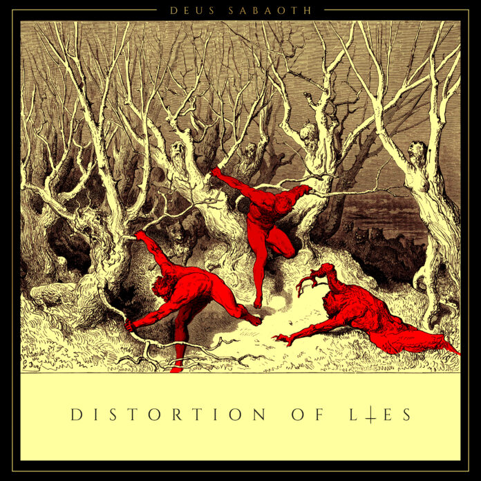 cover artwork DEUS SABAOTH Distortion of Lies