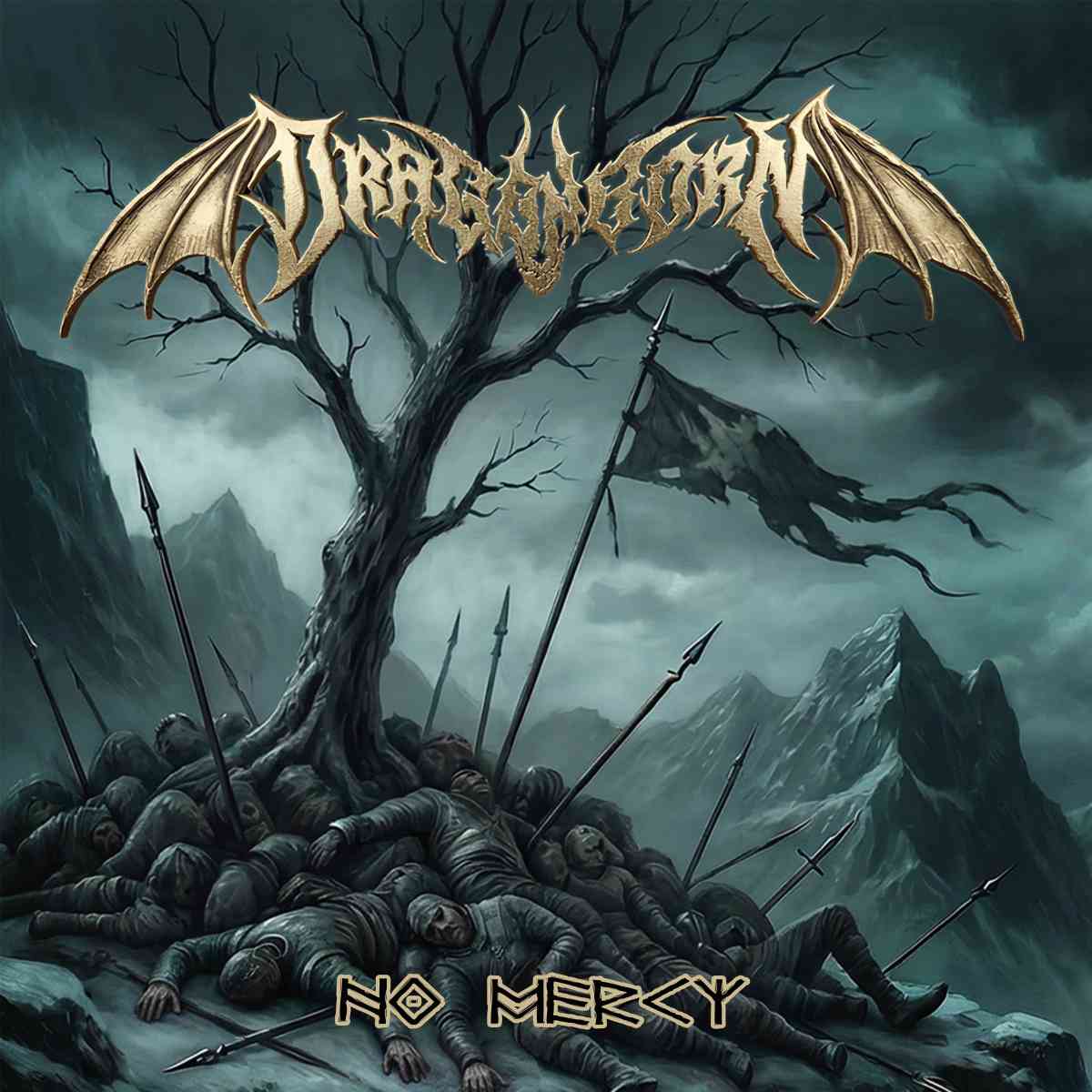 DRAGONBORN - No Mercy - artwork DRAGONBORN - No Mercy - cover artwork