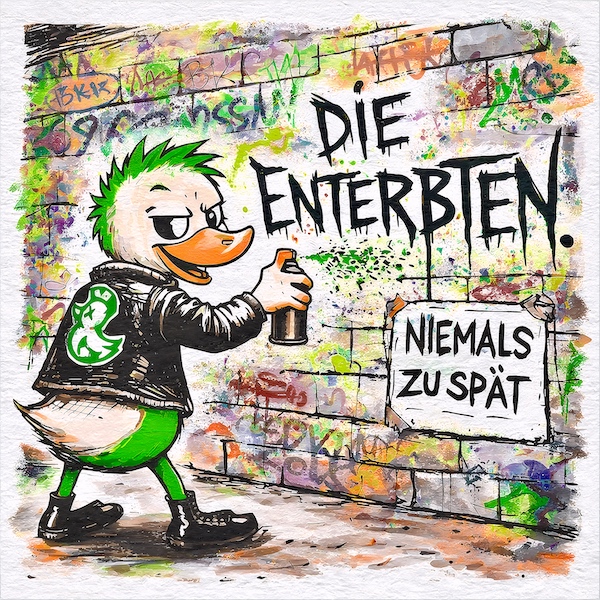 Die Enterbten - Niemals Zu Spät (Coverartwork)