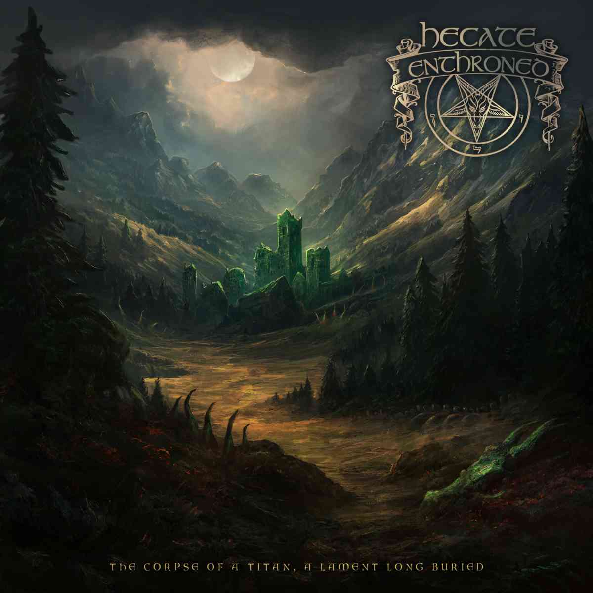 HECATE ENTHRONED - The Corpse of a Titan, A Lament Long Buried - artwork HECATE ENTHRONED - The Corpse of a Titan, A Lament Long Buried - cover artwork