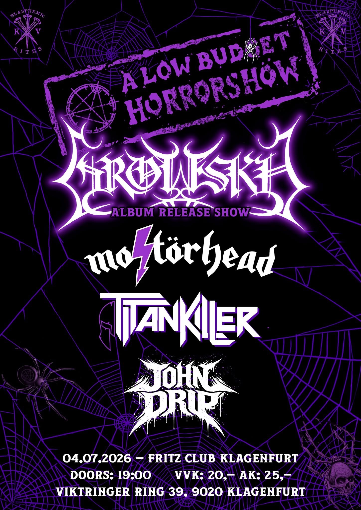 GROTESKH_A-Low-Budget-Horror(release)show GROTESKH_A-Low-Budget-Horror(release)show - FLYER