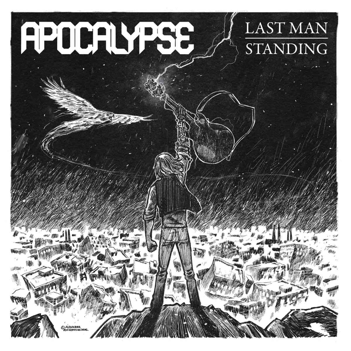 APOCALYPSE – Last Man Standing | Cover Artwork APOCALYPSE – Last Man Standing Cover Artwork, Heavy Metal und NWOBHM