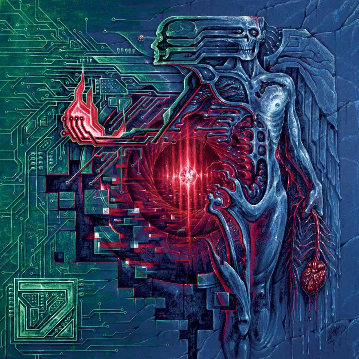DISSIMULATOR – Artifice Dissolves | Cover Artwork DISSIMULATOR – Artifice Dissolves Cover Artwork, Technical Death Thrash Metal