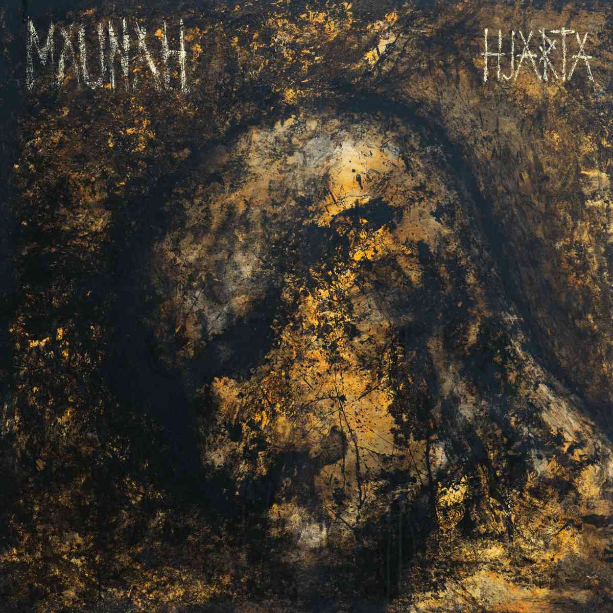 MAUNAH – Hjarta | Cover Artwork MAUNAH – Hjarta Cover Artwork mit atmosphärisch-düsterer Gestaltung