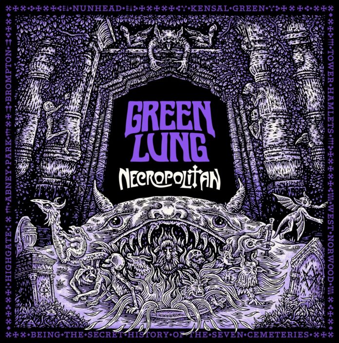 GREEN LUNG – Necropolitan - Coverartwork