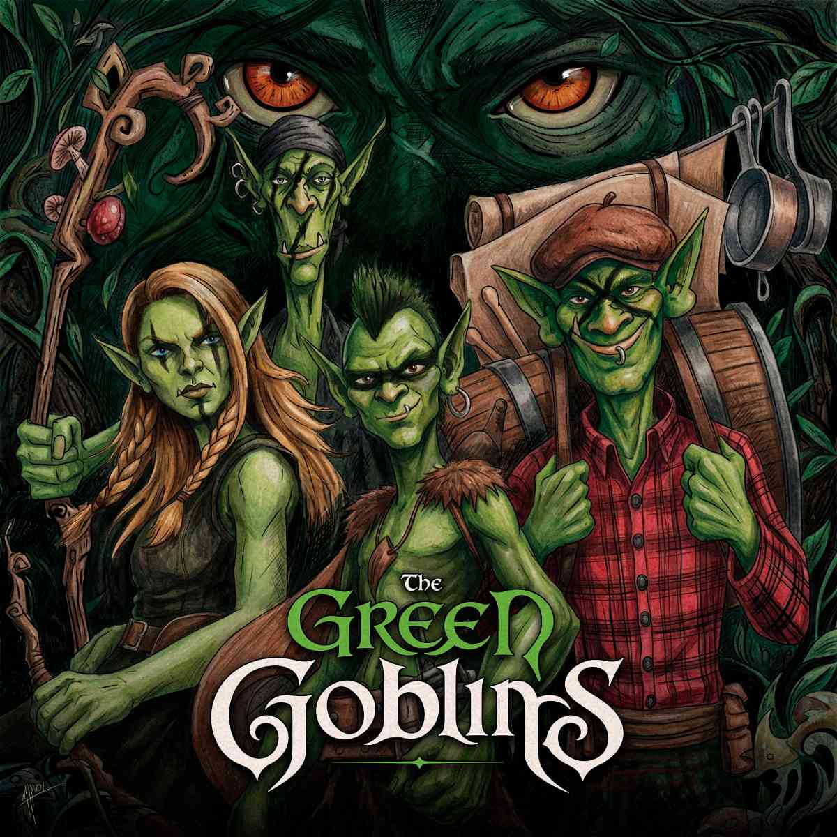 THE GREEN GOBLINS – The Green Goblins THE GREEN GOBLINS – The Green Goblins Cover Artwork
