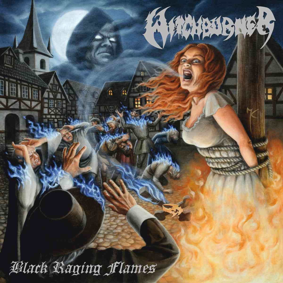 WITCHBURNER - Black Raging Flames - artwork WITCHBURNER - Black Raging Flames - cover artwork