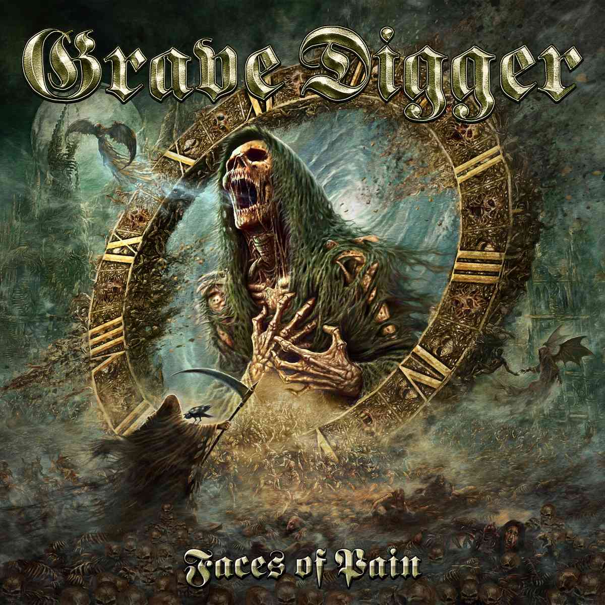 GRAVE DIGGER – Faces Of Pain GRAVE DIGGER – Faces Of Pain Cover Artwork