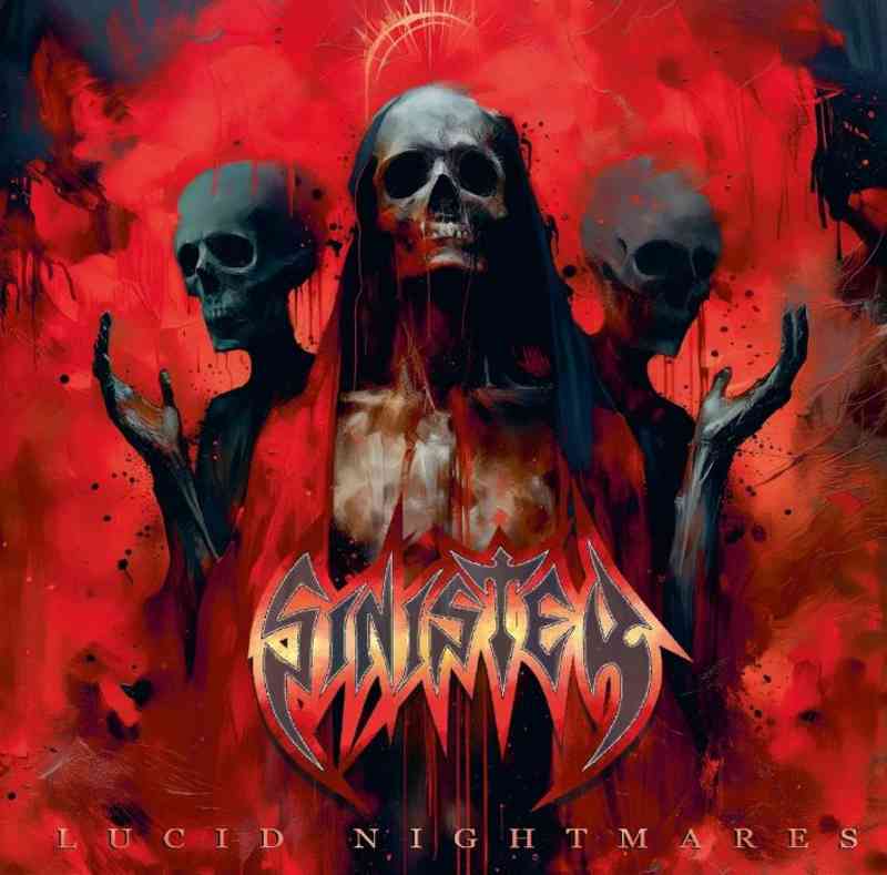 SINISTER – Lucid Nightmares – Cover Artwork SINISTER – Lucid Nightmares Cover Artwork, neues Death-Metal-Album 2026